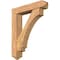 Ekena Millwork Imperial Arts and Crafts Smooth Bracket w/ Offset Brace, Western Red Cedar, 7 1/2"W x 36"D x 44"H BKT0806X36X44IMP03SWR - alternate 1